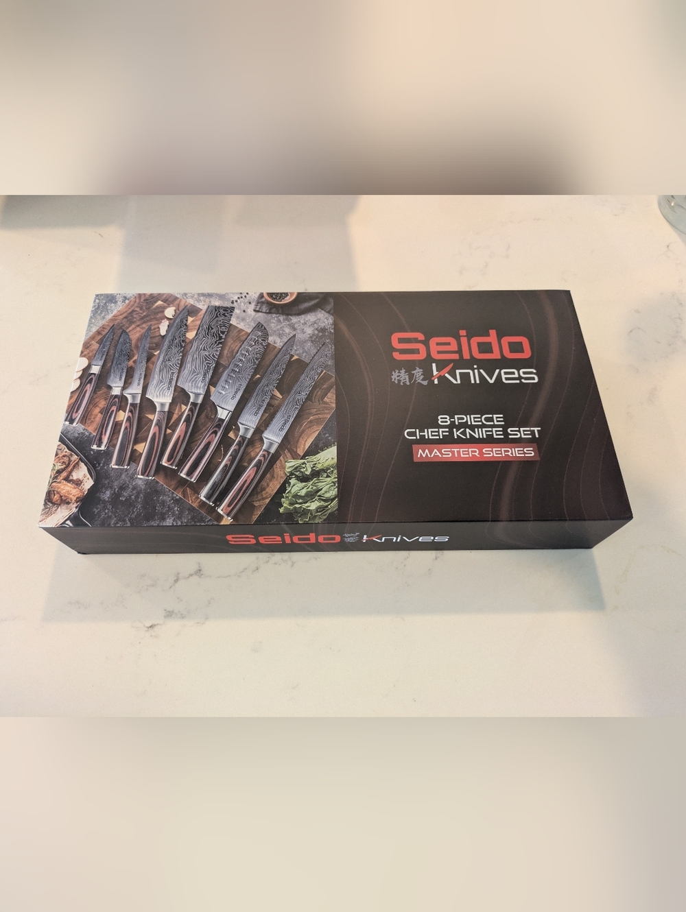 Seido - 8-Piece Japanese Chef Knife Set - New Sealed In Box